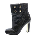 Gucci Short Boots Enamel 36.5 Black SS