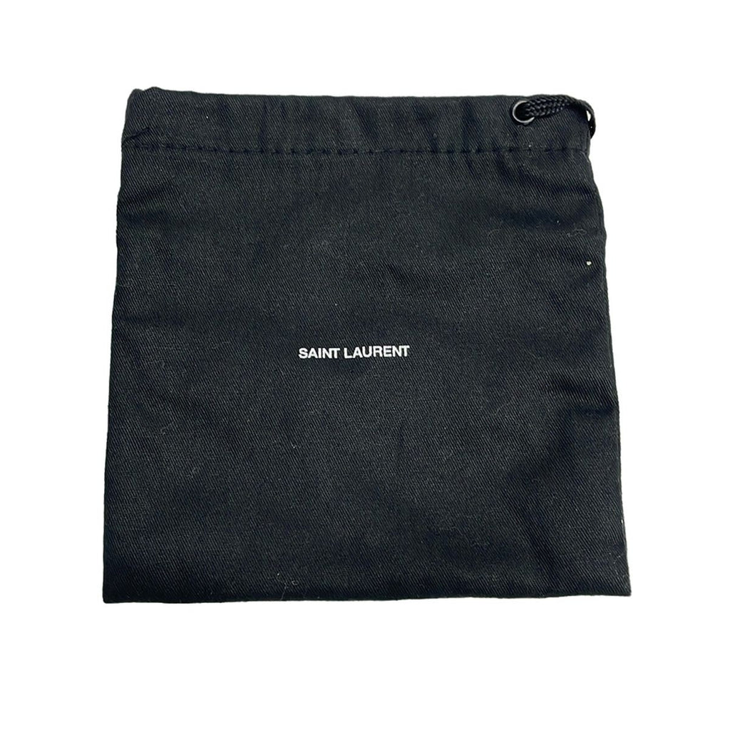 Saint Laurent Paris Bracelet Leather Black — view 4