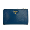Prada Blue Leather Wallet