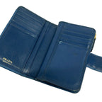 Prada Blue Leather Wallet — view 3