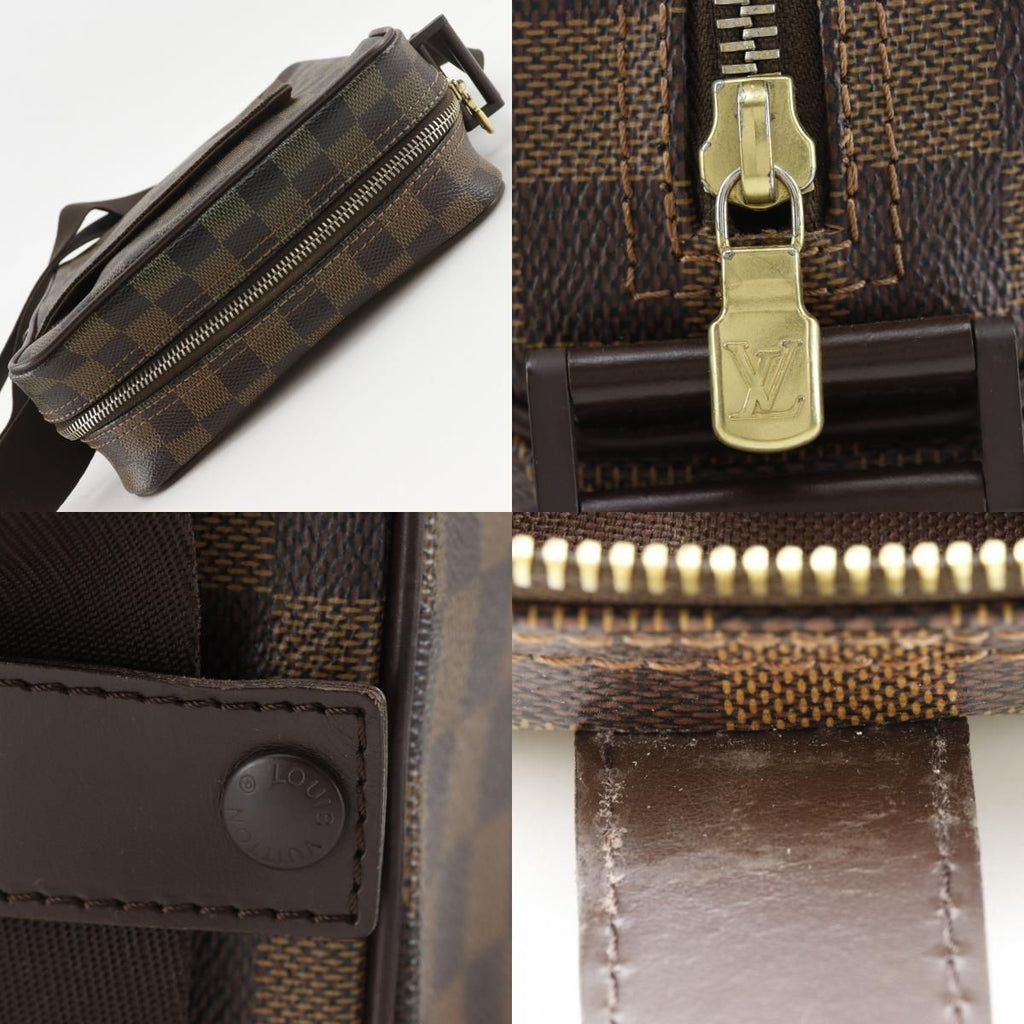 Louis Vuitton PM Damiercanvas Brown Shoulder Bag — view 8