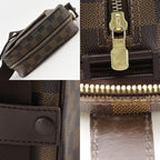 Louis Vuitton PM Damiercanvas Brown Shoulder Bag — view 8