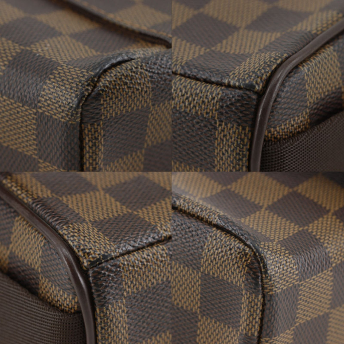 Louis Vuitton PM Damiercanvas Brown Shoulder Bag — view 4
