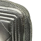 Chanel Wallet Lambskin Wallets Black — view 8