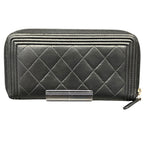 Chanel Wallet Lambskin Wallets Black — view 2
