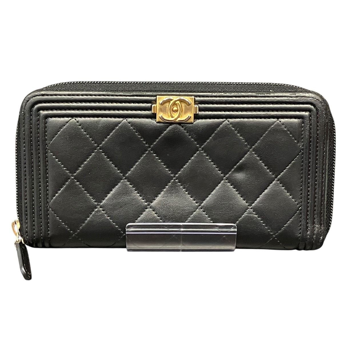 Chanel Wallet Lambskin Wallets Black
