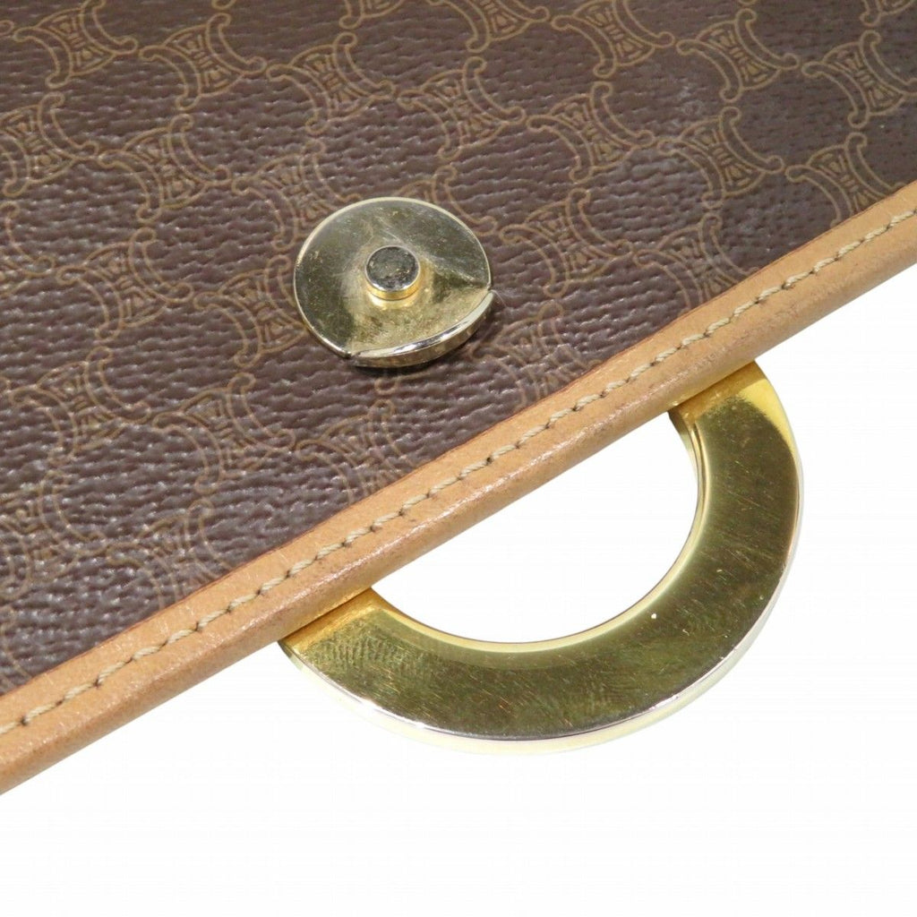 Celine Macadam Shoulder Bag Leather — view 8