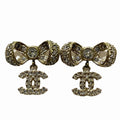 Chanel CC Logo Earrings Alloy