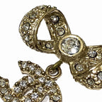 Chanel CC Logo Earrings Alloy — view 8