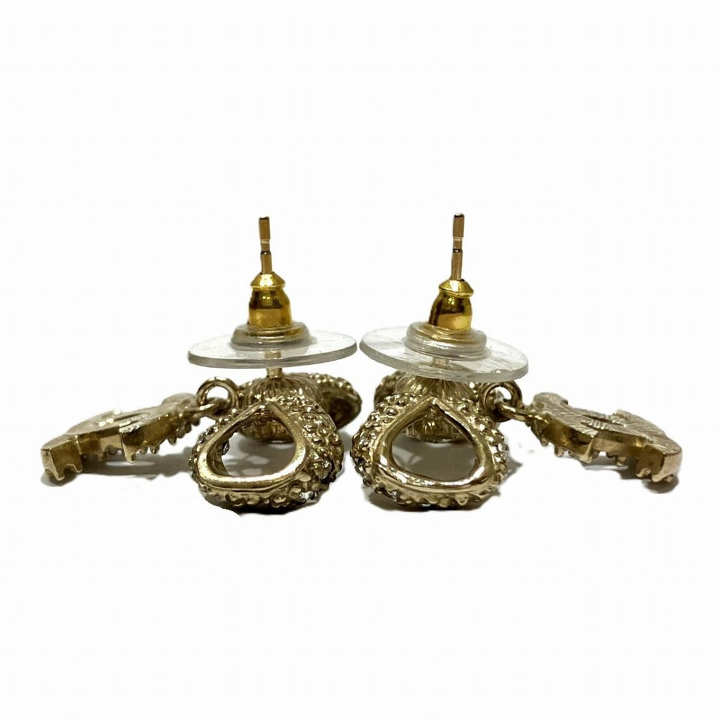 Chanel CC Logo Earrings Alloy — view 2