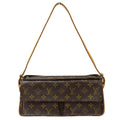 Louis Vuitton Monogram Shoulder Bag MM Brown