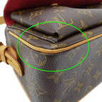 Louis Vuitton Monogram Shoulder Bag MM Brown — view 7