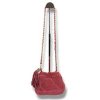 Chanel Quilted Shoulder Bag Waist Pouch CC Logo Lambskin Pink — view 2