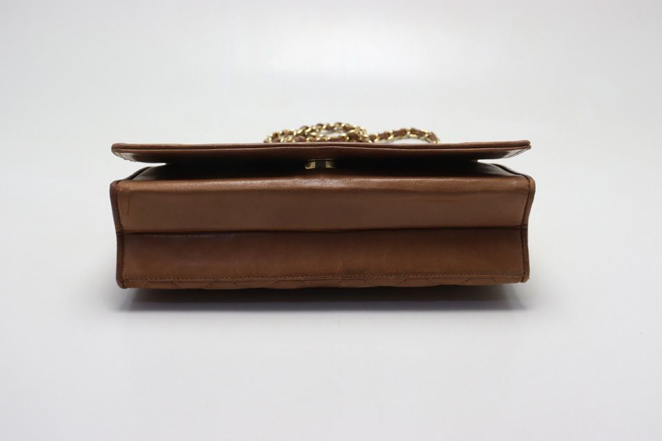 Chanel Stand Quilted GD Leather Che Handbag — view 3