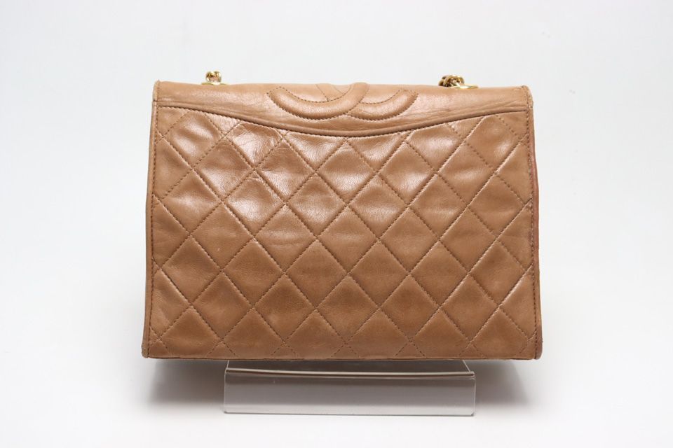 Chanel Stand Quilted GD Leather Che Handbag — view 2
