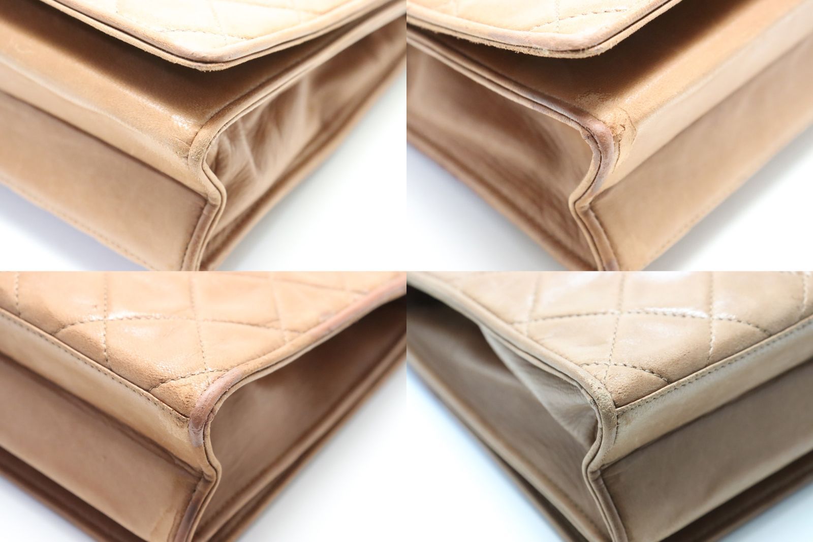 Chanel Stand Quilted GD Leather Che Handbag — view 4