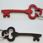 Hermes Ten Petit Ash Key Charm Red Black Green Bag Leather Key Ring — view 4