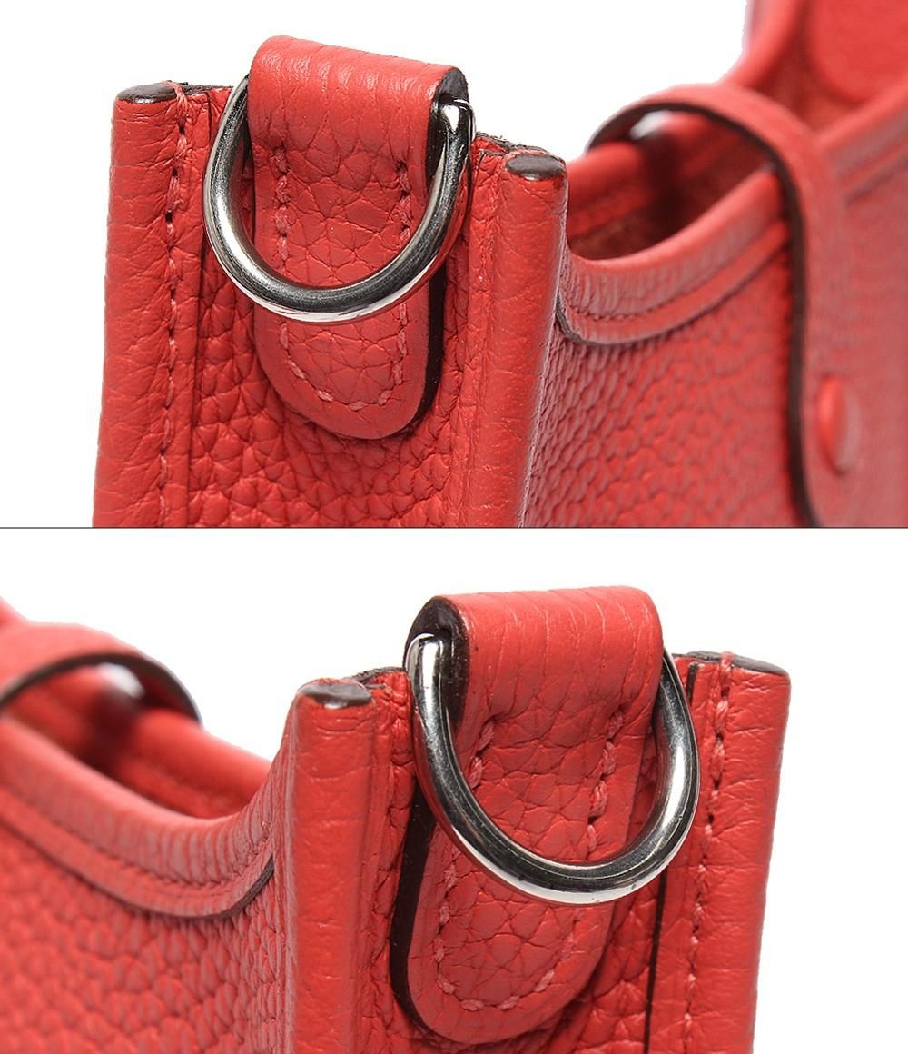 Hermes Shoulder Bag Silver Bag Crossbody Taurillon Clemence TPM — view 8