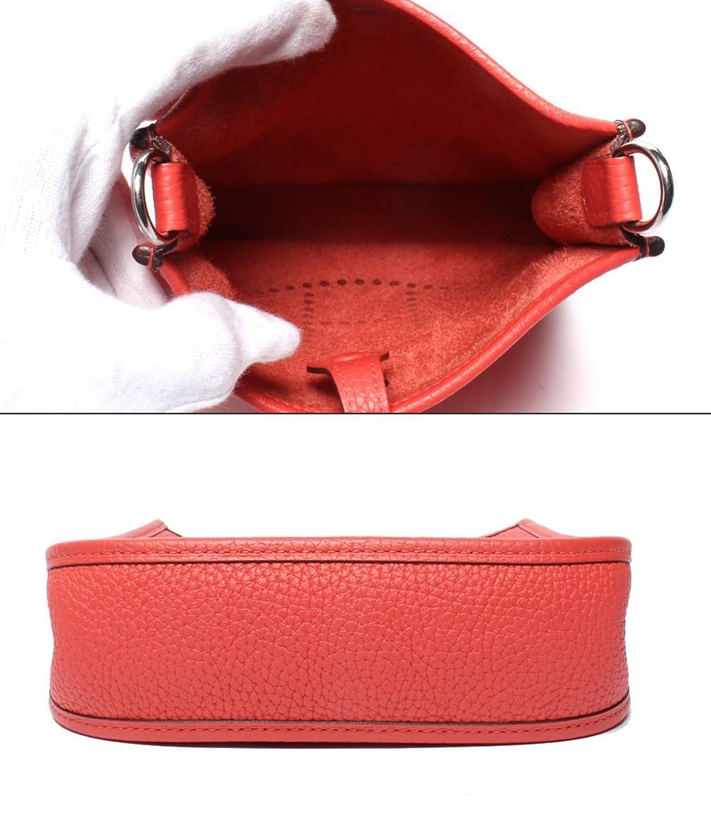 Hermes Shoulder Bag Silver Bag Crossbody Taurillon Clemence TPM — view 3