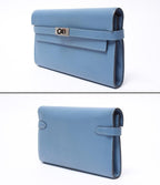 Hermes Wallet Silver Veau Epsom Kelly — view 3