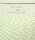 Hermes Wallet Silver Vert Veau Epsom Bearn — view 4