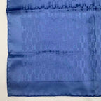 Hermes Carre Grand Seychelles Pocket Chief Blue Scarf — view 4