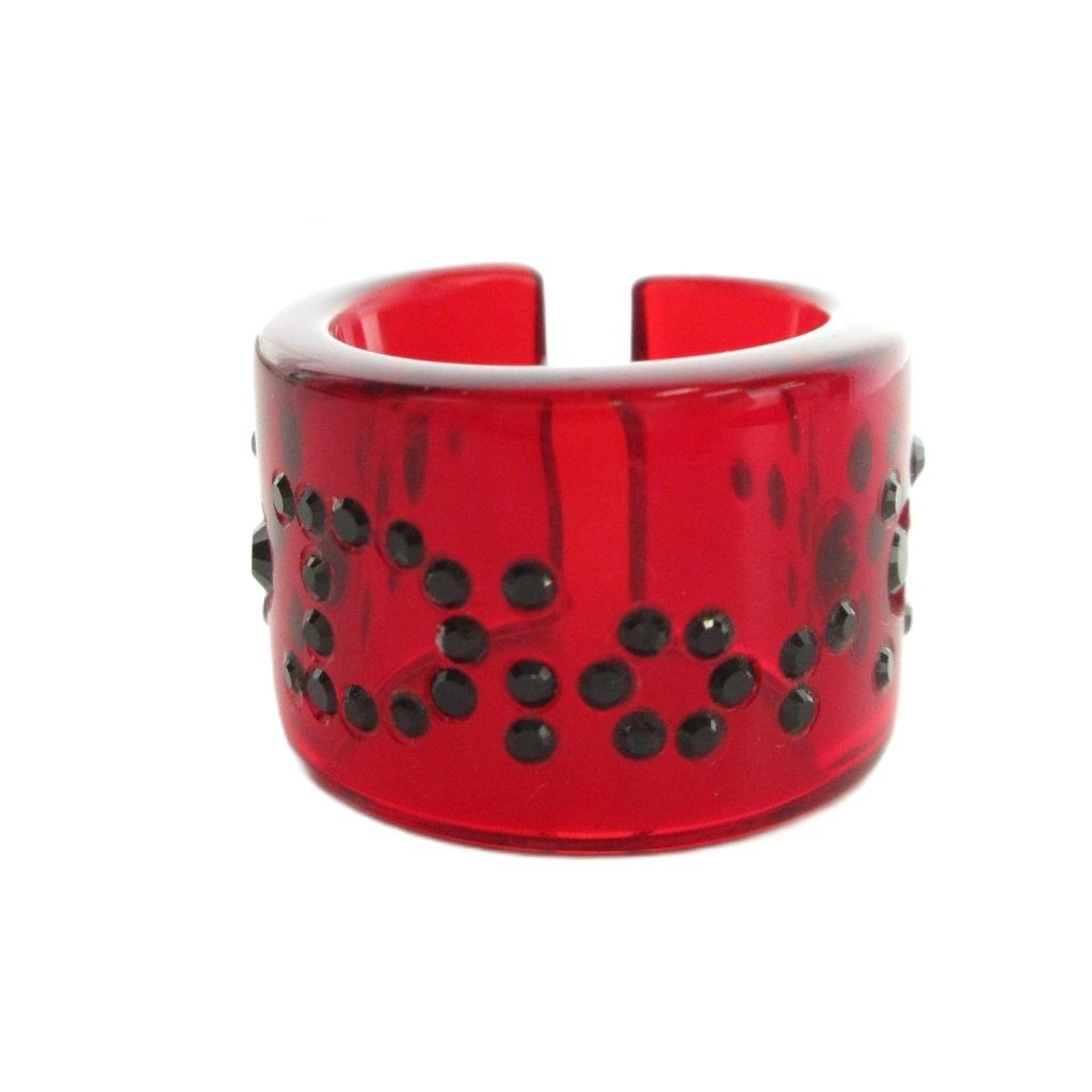 Dior Ring Line Strike Logo Red — view 2