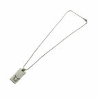 Gucci Necklace Logo Plate tag Silver — view 3