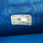 Chanel Wallet CC Logo Blue Gold — view 7