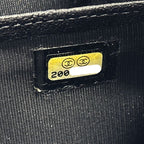 Chanel Wallet Quilted Leather Black Silver — view 7
