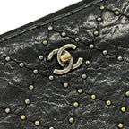 Chanel Wallet Quilted Leather Black Silver — view 4