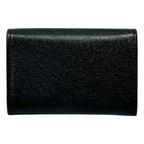 Gucci Card Case Leather Black Gold — view 2