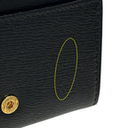 Gucci Card Case Leather Black Gold — view 8