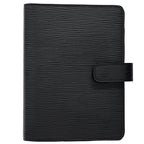 Louis Vuitton Pocket Bookcover Epi MM Noir Black Agenda