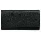 Louis Vuitton Key Case Taiga Multicles 4 Noir Black Key Holder