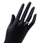 Fendi Ring Metal Pearl Gold