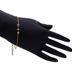 Louis Vuitton Bracelet Metal Line Gold — view 6