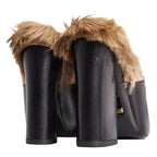 Gucci Sandals Prince Town Horsebit Fur Leather