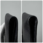 Prada Saffiano Triangle Logo Wallet Black — view 9
