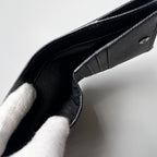 Prada Saffiano Triangle Logo Wallet Black — view 4