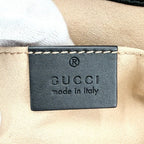 Gucci Shoulder Bag Guccissima Padlock Chain GG Bag Leather Black Gold — view 5