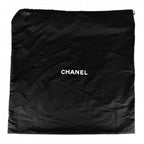 Chanel Tote Paris Biarritz MM Handbag CC Logo Leather Black Silver — view 8