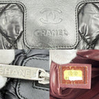 Chanel Handbag Coco Cocoon PM Reversible Tote CC Logo Quilted Nylon Gray — view 7