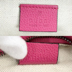 Gucci Waist Bag Logo Print Sherry Line Crossbody Leather Pink Gold — view 5