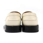 Dior Plate Leather Loafers Shu-z White — view 3
