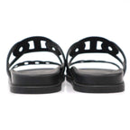 Hermes Extra Sandals tola Chaine D'ancre Black — view 3