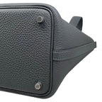 Hermes Handbag Picotin Lock PM Taurillon Clemence Grimisty Gray Silver — view 7