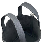 Hermes Handbag Picotin Lock PM Taurillon Clemence Grimisty Gray Silver — view 8