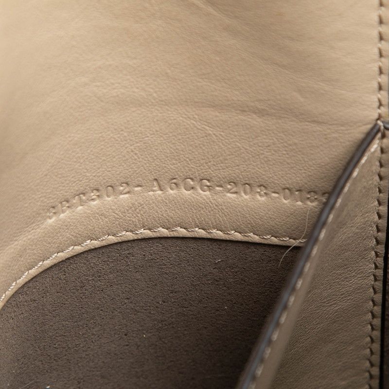 Fendi 2-Way Shoulder Bag Beige Leather — view 6