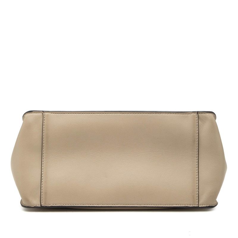 Fendi 2-Way Shoulder Bag Beige Leather — view 3
